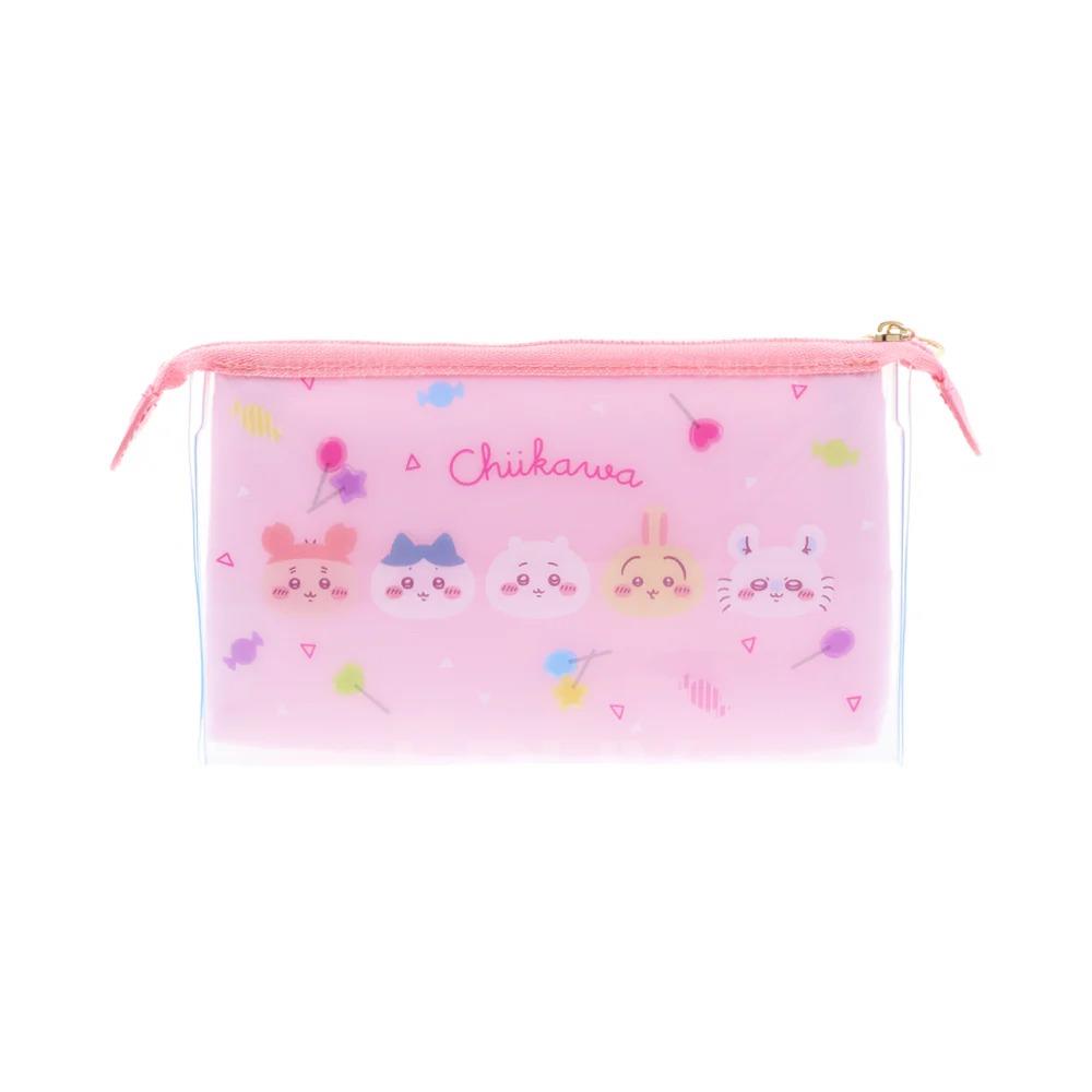 Chiikawa Pink Cosmetic Bag Cute Rabbit Little Hachio