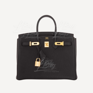 Hermes Birkin 25 Bag 手挽袋 黑色 金扣 K stamp
