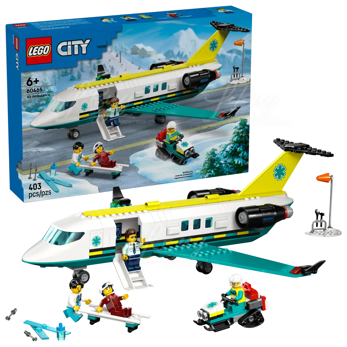 LEGO 60465 City 紧急救护飞机 6+