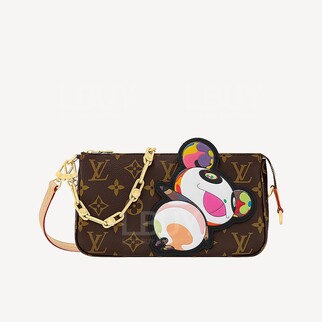 LV x TM 村上隆 熊貓 側揹袋