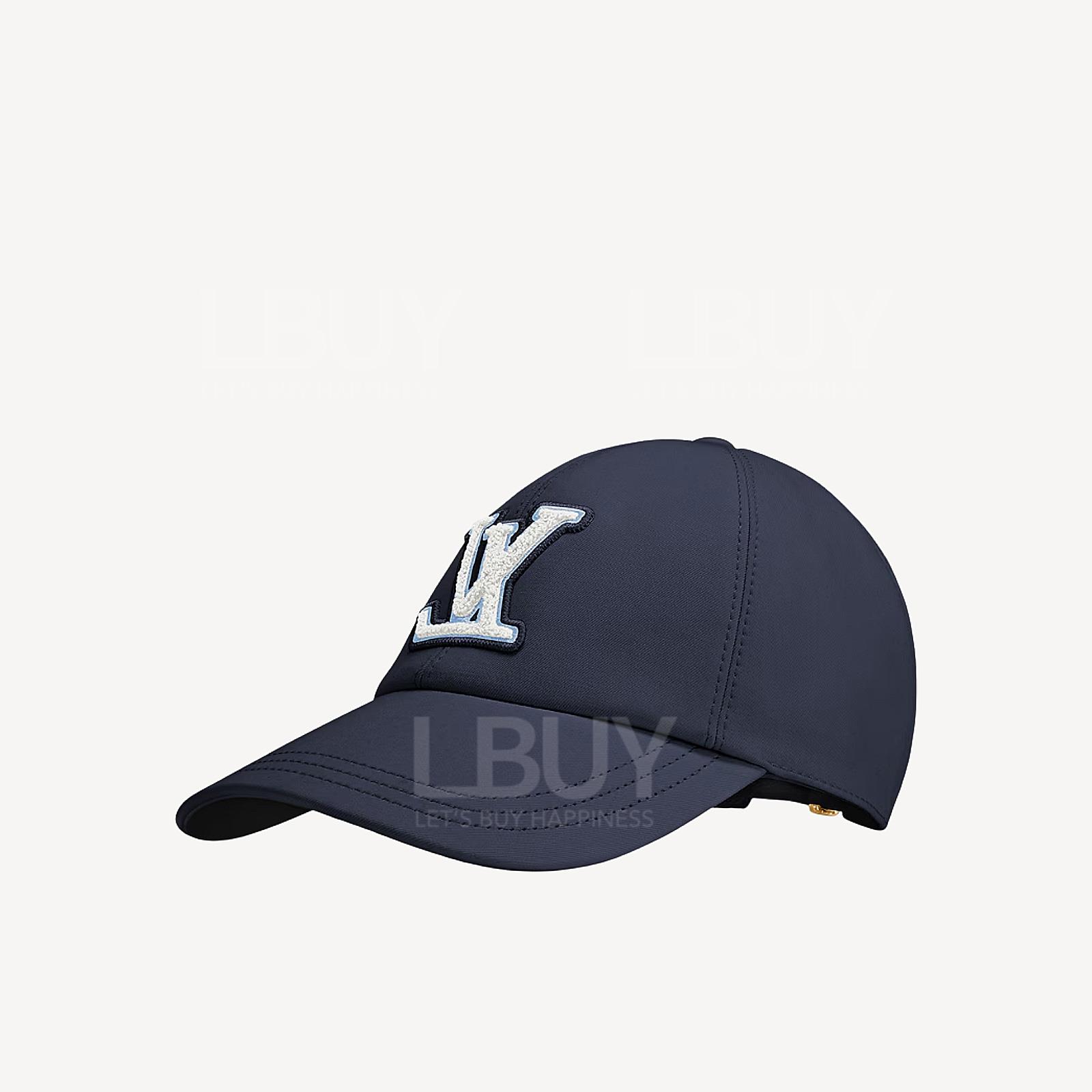 LV Signature Navy With White Logo Cap M7319