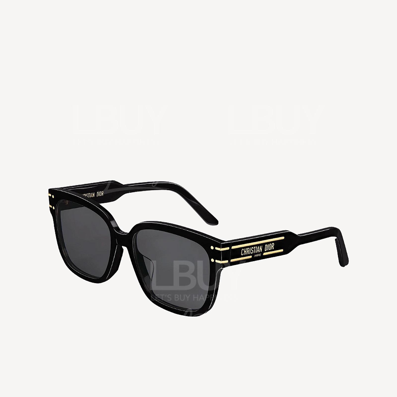 Dior Signature S7F 黑色 金邊太陽眼鏡