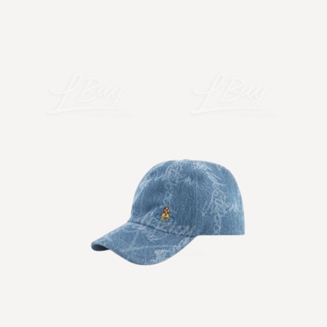Vivienne Westwood 刺绣logo 牛仔cap 帽