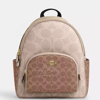 Coach Court Backpack In Signature Canvas
