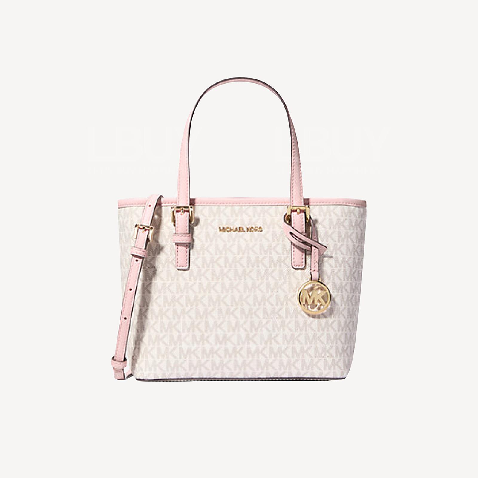 Michael Kors Jet Set Travel Extra-Small Logo Top-Zip Tote Bag
