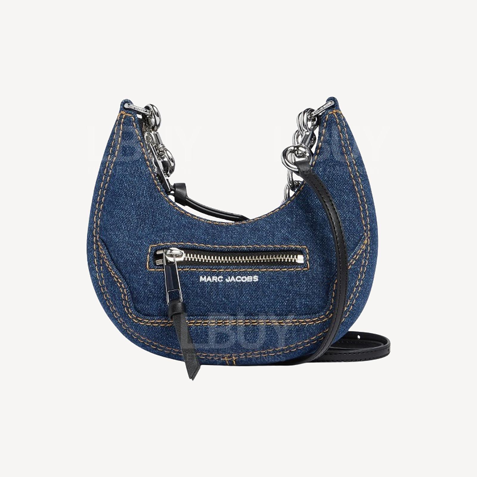 Marc Jacob Mini Cresent bag Denim Effect