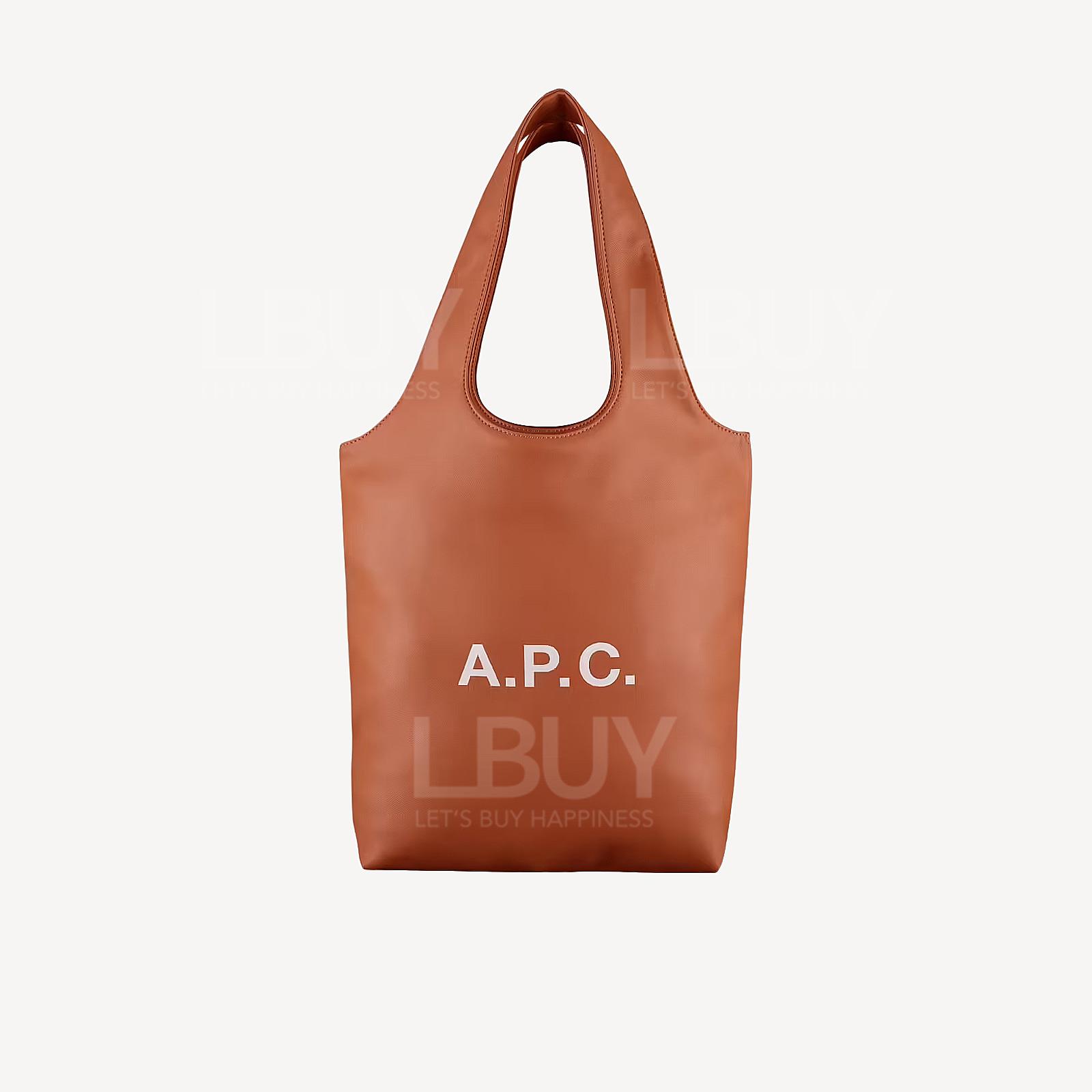 A.P.C. Logo Ninon Small Tote Bag 榛子色 小号手挽袋
