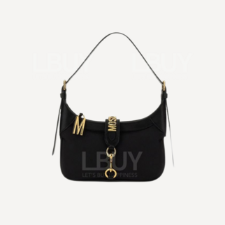 Moschino Couture Gold Logo Handbag