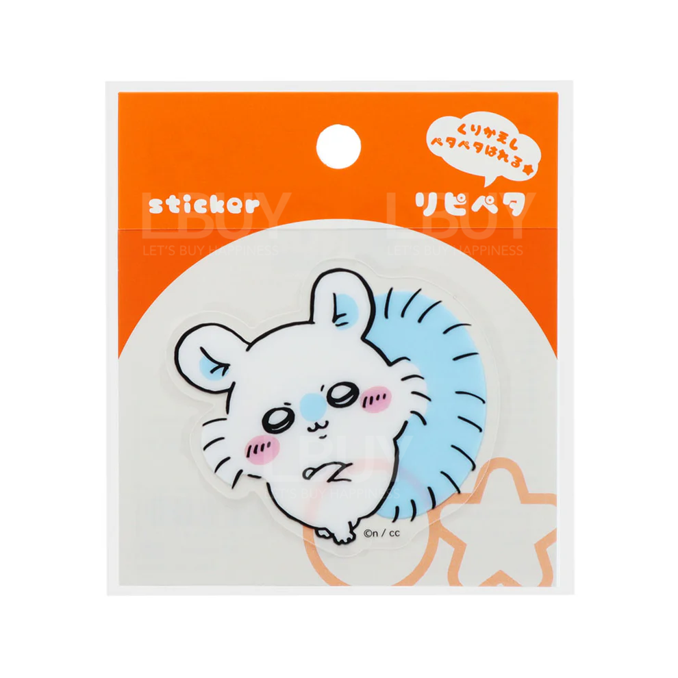 Chiikawa Resealable Sticker Ripipeta - Momonga