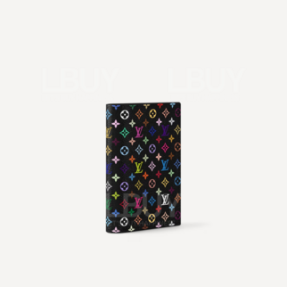 LV x TM Passport Cover Black Color Monogram M13414