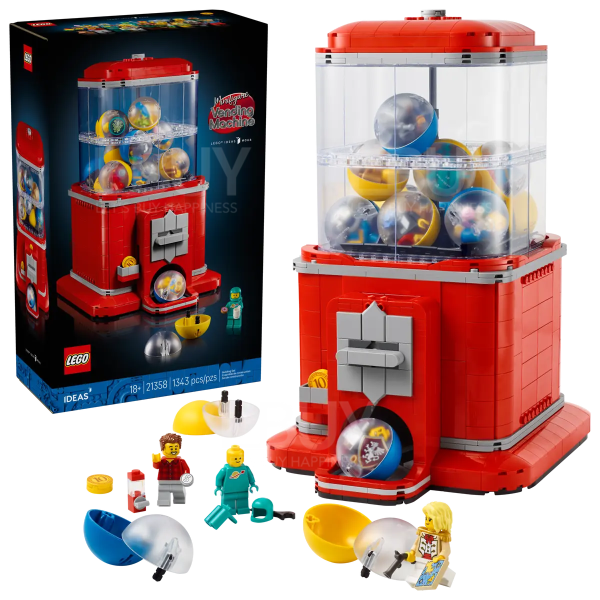 LEGO 21358 Ideas 乐高人仔扭蛋机 18+