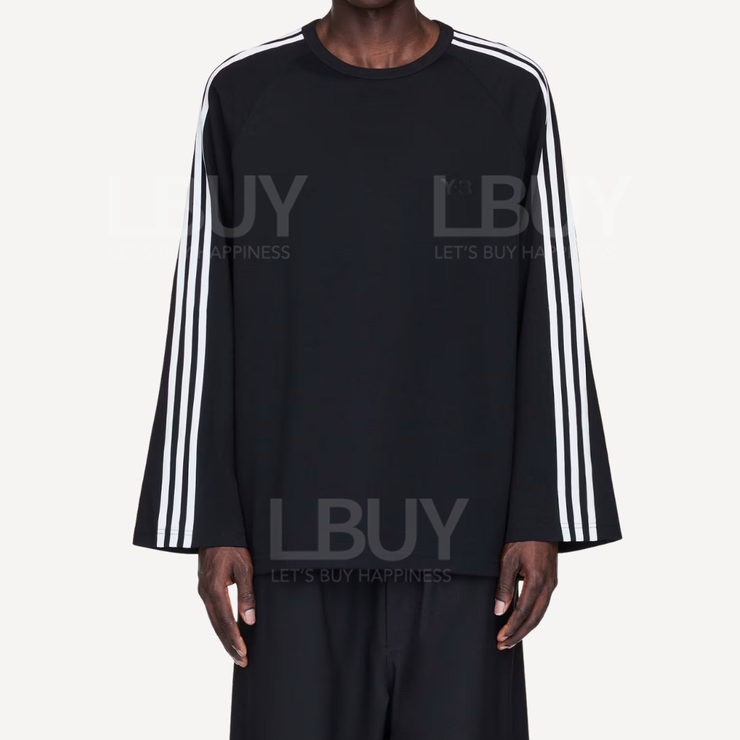 Y-3 Long Sleeve Tee 3-Stripes