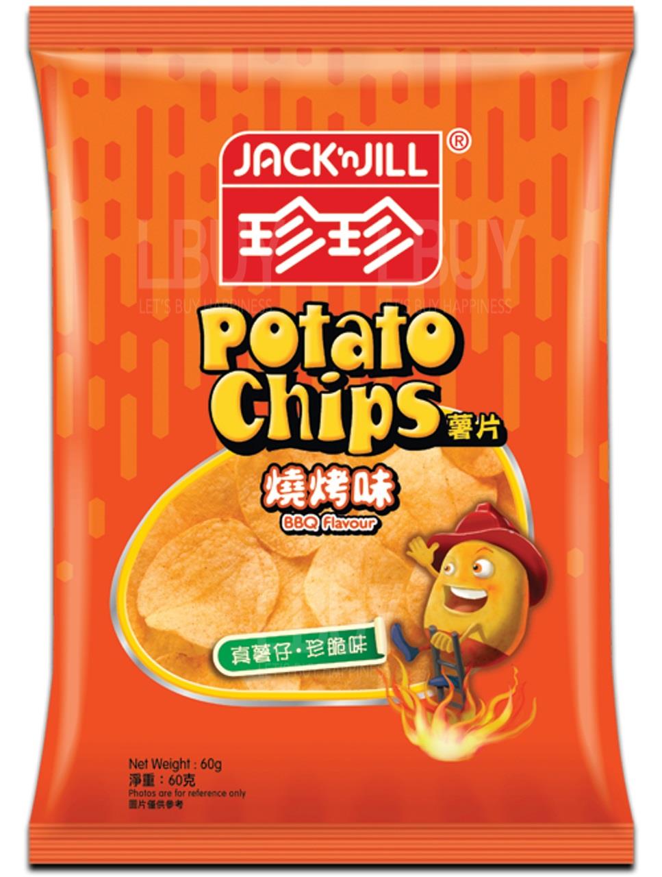 Jack'n Jill Potato Chips BBQ 55g