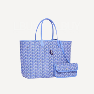 Goyard Saint Louis Bag PM Special Edition Shoulder Bag Handbag Purple Blue