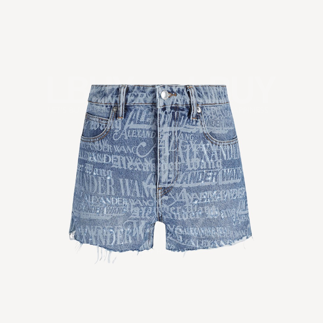 Alexander Wang Full Body Logo Shorts