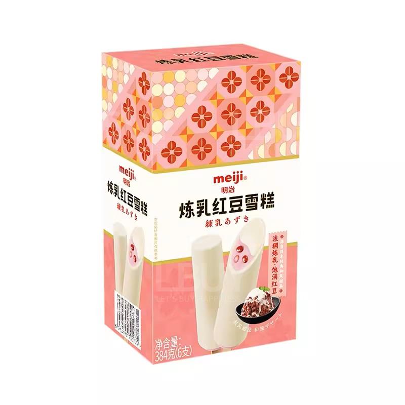 明治煉乳紅豆雪條 384g x 6支