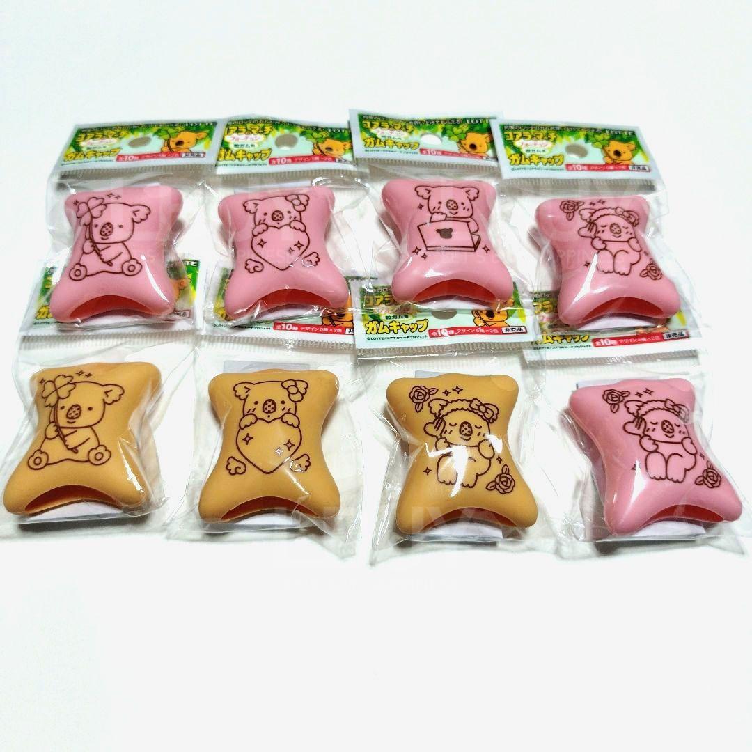 乐天熊仔饼形状香口胶盖