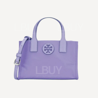 Tory Burch Ella Nylon Mini Tote Crossbody Bag Mirage