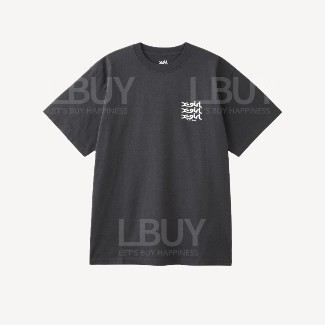X-Girl Glow Logo S/S Tee Black