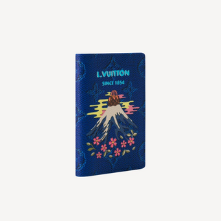 LV Mt. Fuji Print Print Pouch Universal Wallet Blue M25972