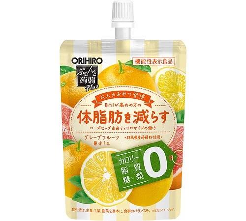 ORIHIRO PLUS蒟蒻果凍- 西柚味