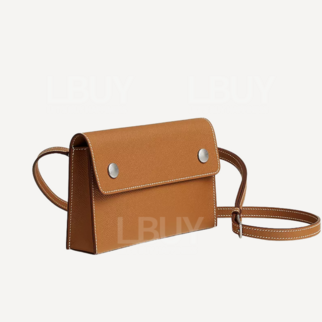 Hermes Portafoglio Hermèsnap Ardoise Golden Brown