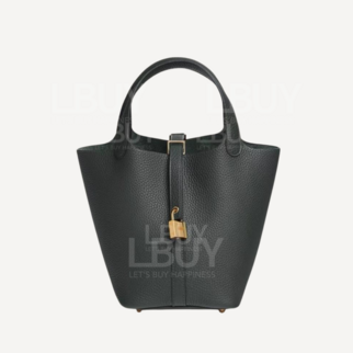 Hermes Picotin Lock 18 Bag 手挽袋 灰綠色Q0 金扣