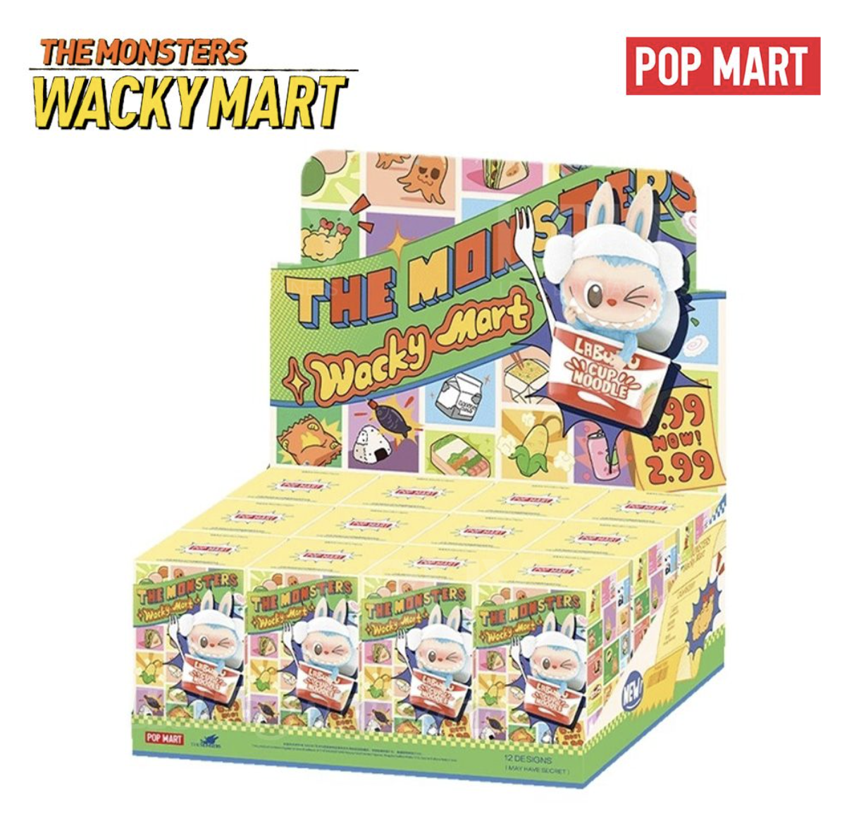 THE MONSTERS labubu怪味便利商店系 散装随机1款