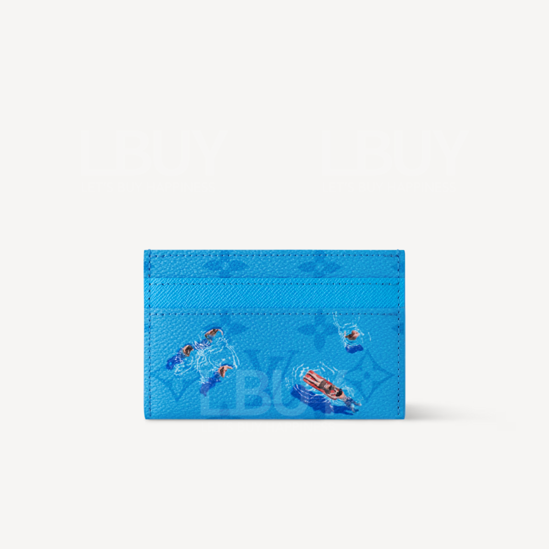 LV Double-sided Card Set Lake Blue M14862
