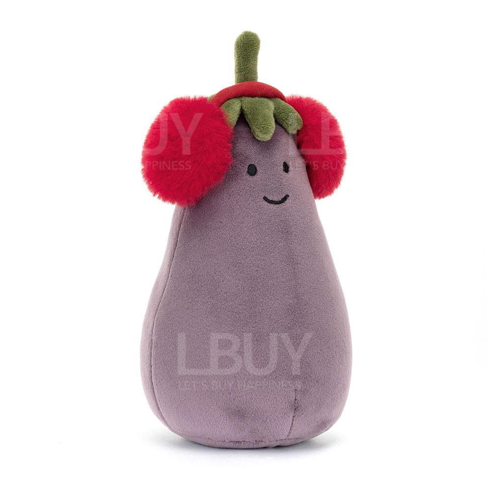 Jellycat Toastie Vivacious Red Eggplant 16cm