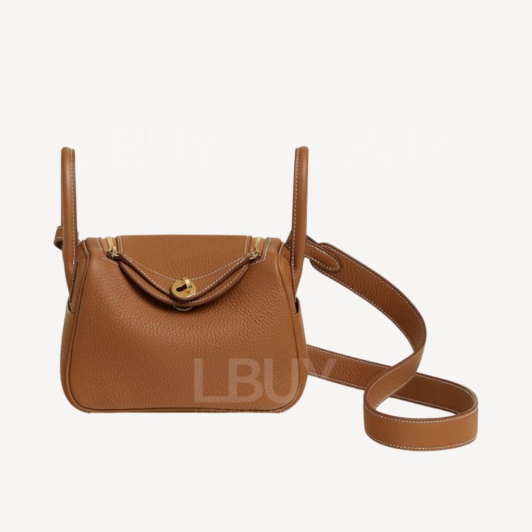 Hermes Lindy Mini II Bag 單肩手袋 金色金扣