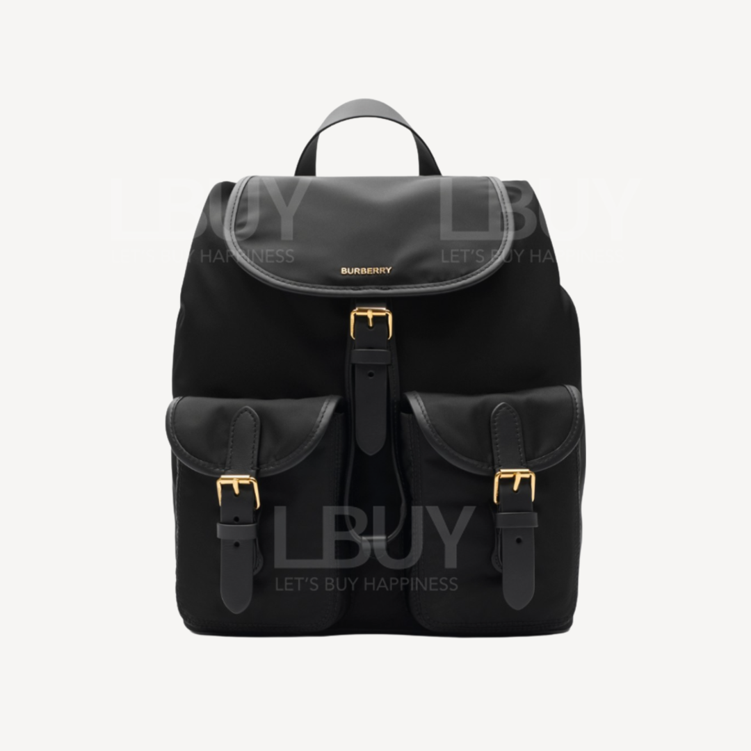 Burberry 尼龍黑色背包 81092451