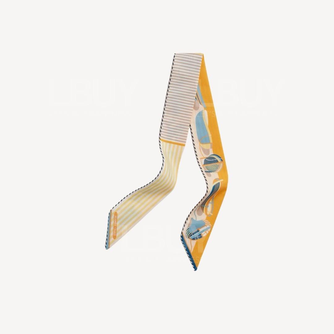 Hermes Thalassa Twilly Fabric Yellow