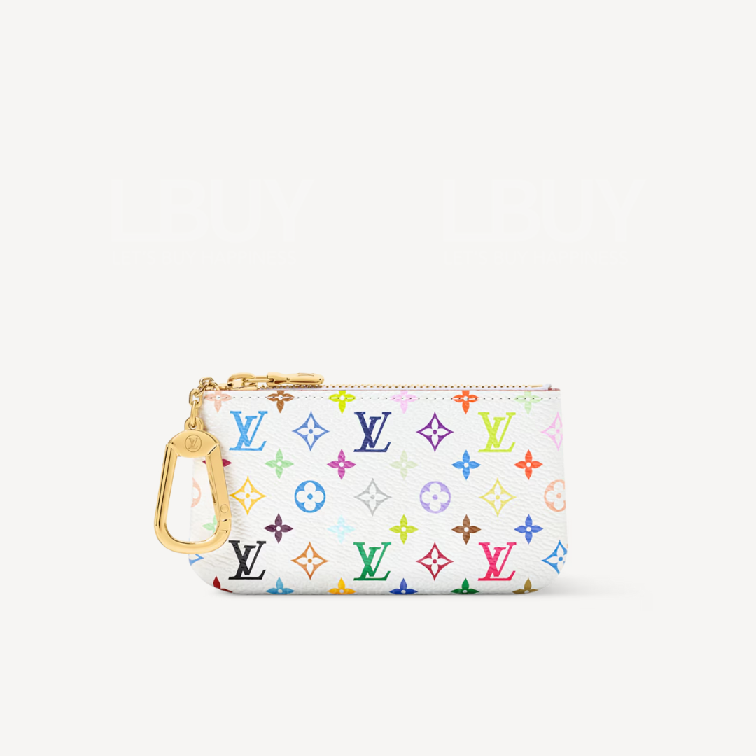 LV x TM Key Pouch White Color M28388