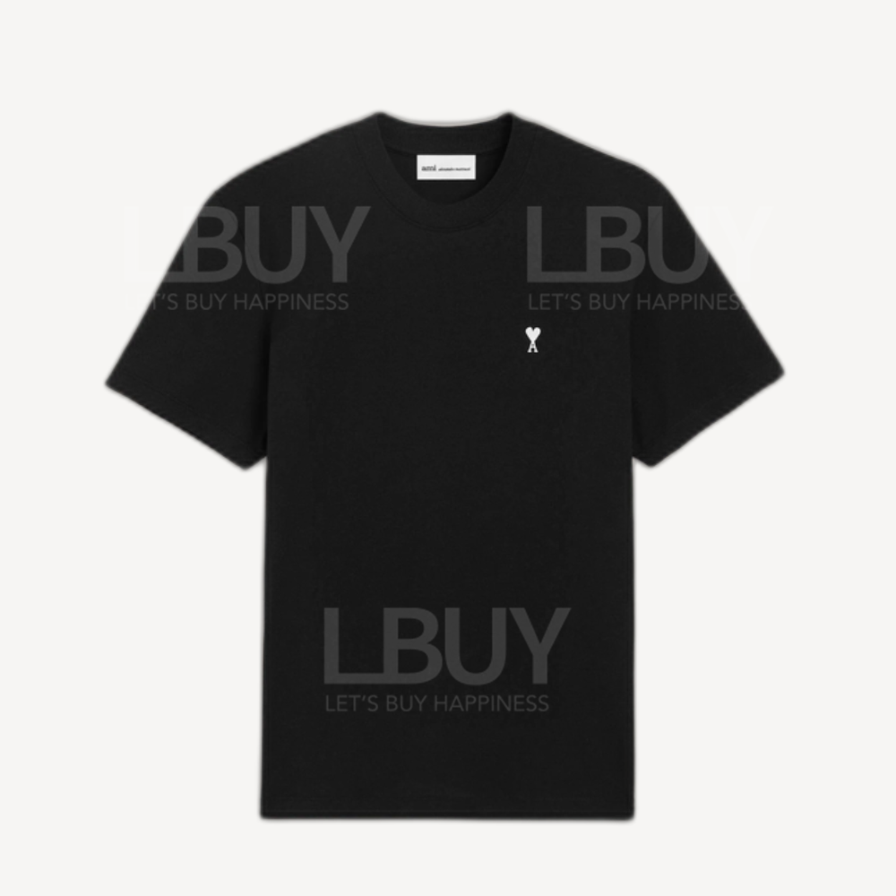 Ami Paris Classic Fit 黑色白心 T-shirt 中性