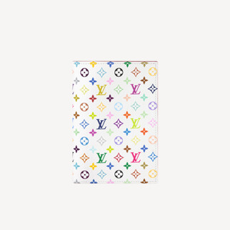 LV x TM 护照封套 白色彩色 M14178