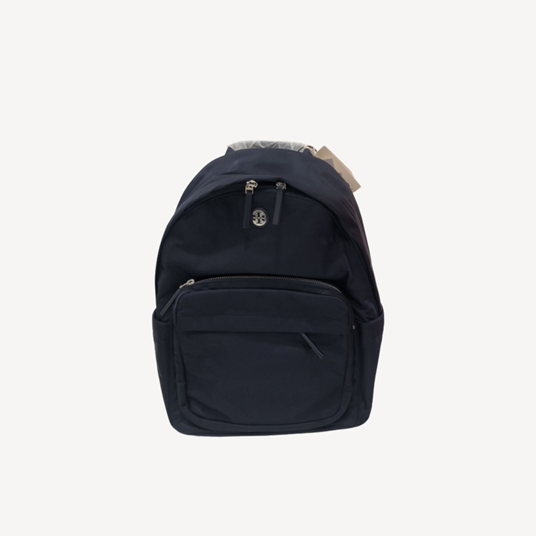 Tory Burch Logo 尼龍背囊背包 深藍色 173559