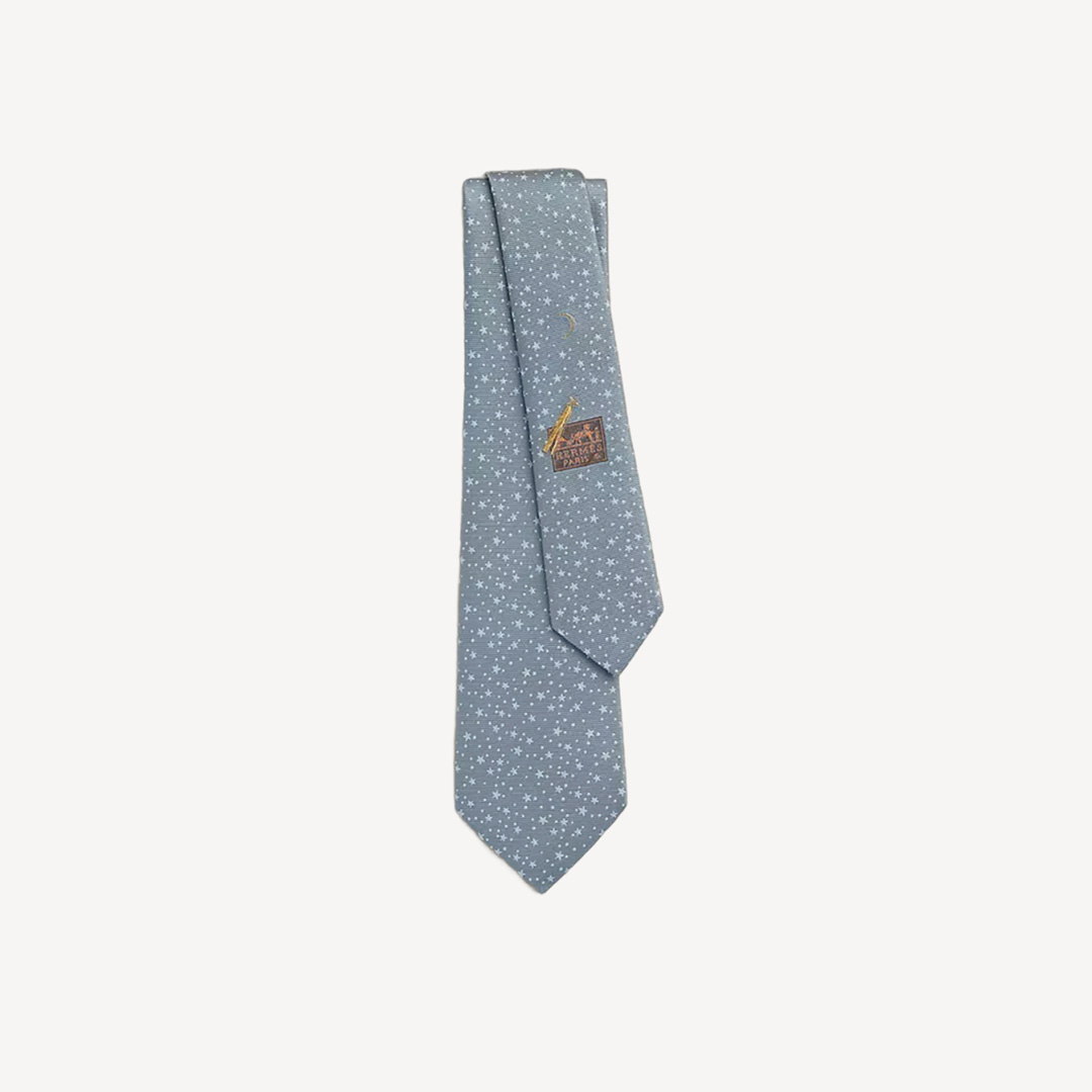 Hermès Cravate Stars Pétillants Silk Tie