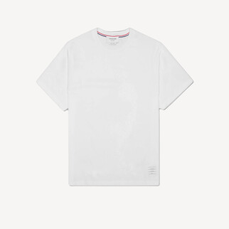 Thom Browne Jersey Relaxed Side Slit 短袖T恤 白色 MJS067A
