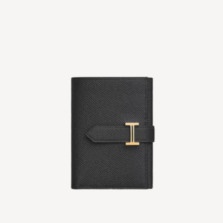 Hermes Bearn Wallet 短银包 黑色金扣